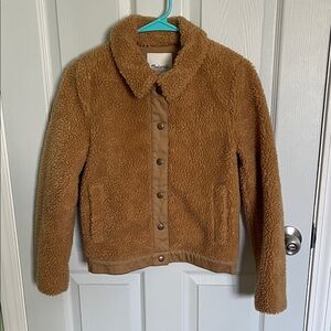 Madewell Tan Sherpa Jacket